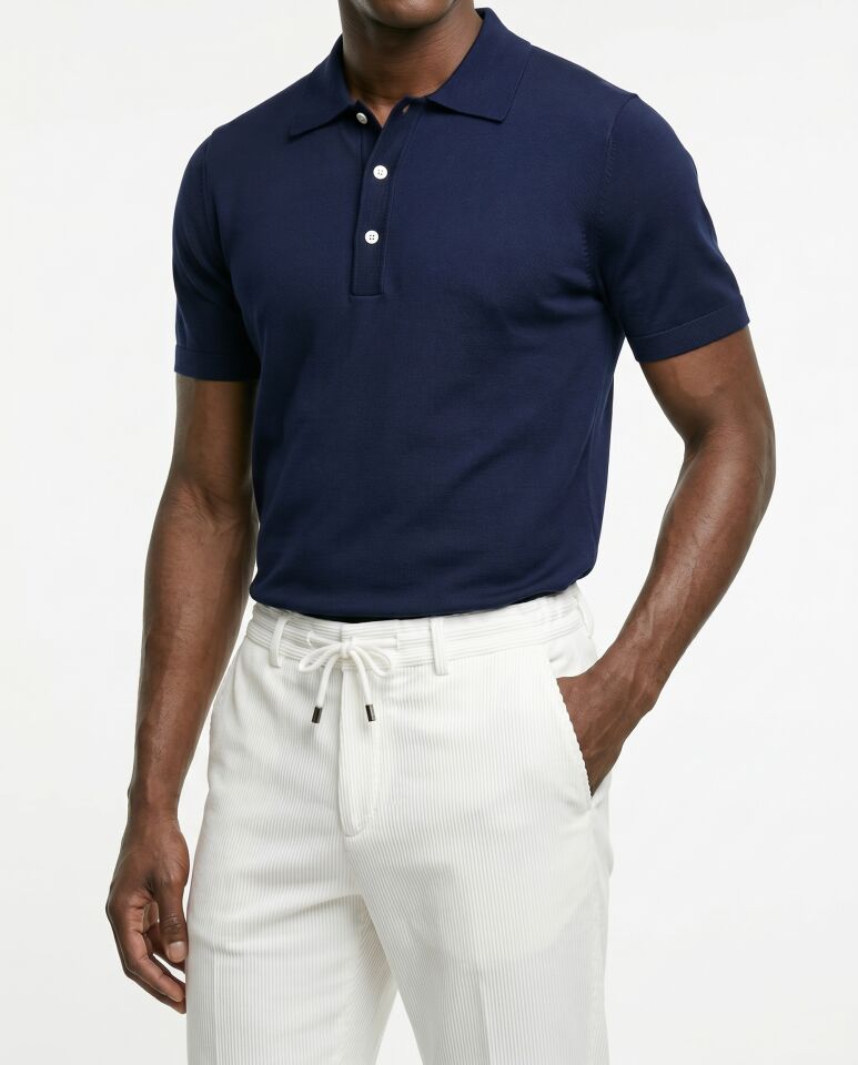 Eterno Triko T-Shirt Lacivert - XL