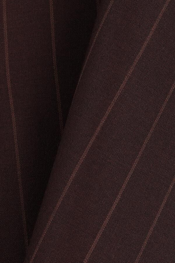 Kruvaze Takım Elbise Acı Kahve - 48