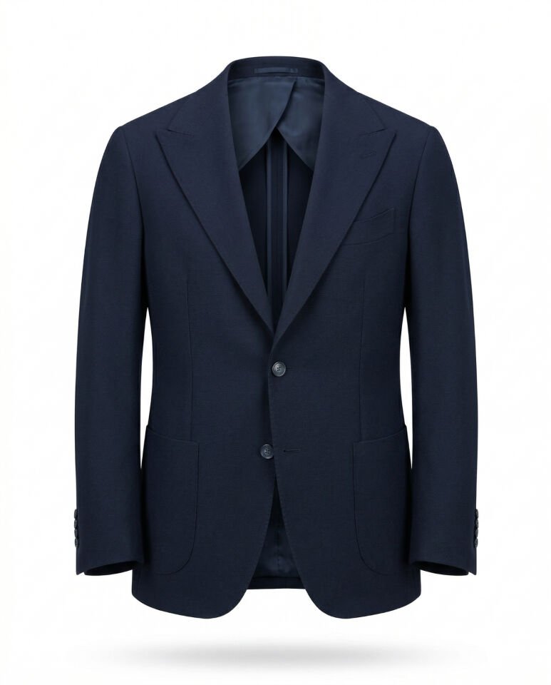 Grid Ceket Lacivert - 48