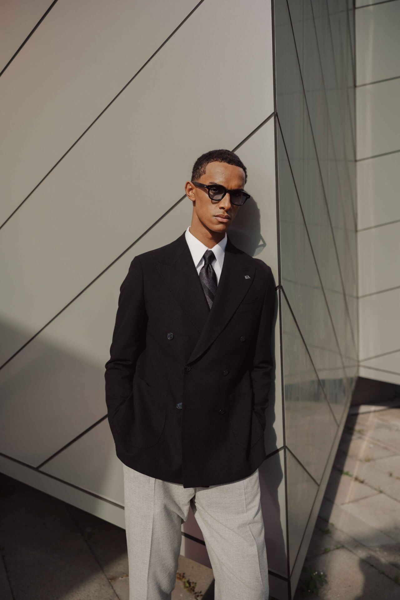 Soho Kruvaze Ceket Siyah - 46