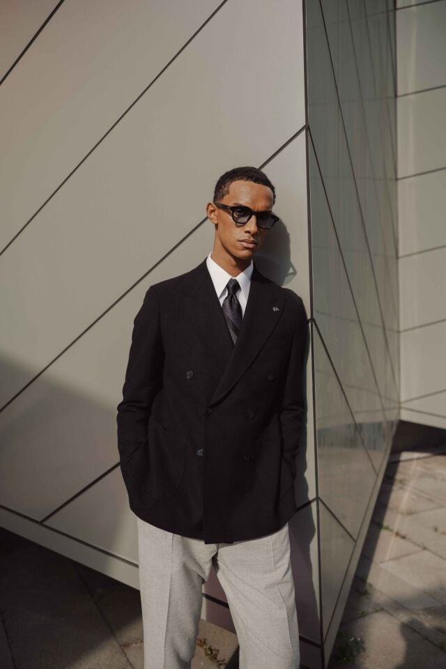 Soho Kruvaze Ceket Siyah - 46