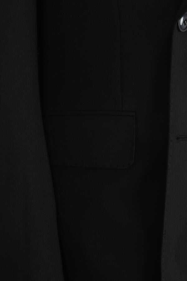 Kruvaze Takım Elbise Siyah - 46