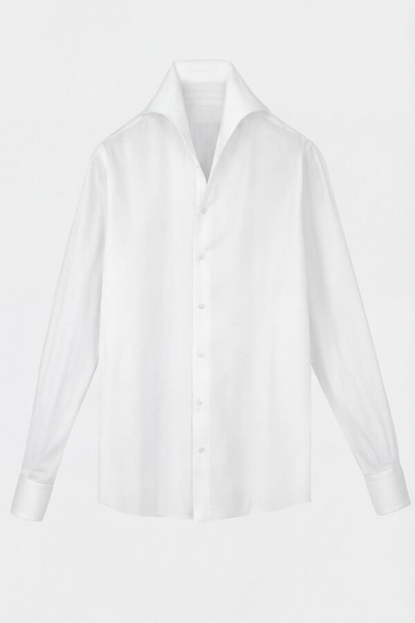 Sicilya Americano Yaka Gömlek Beyaz - 46