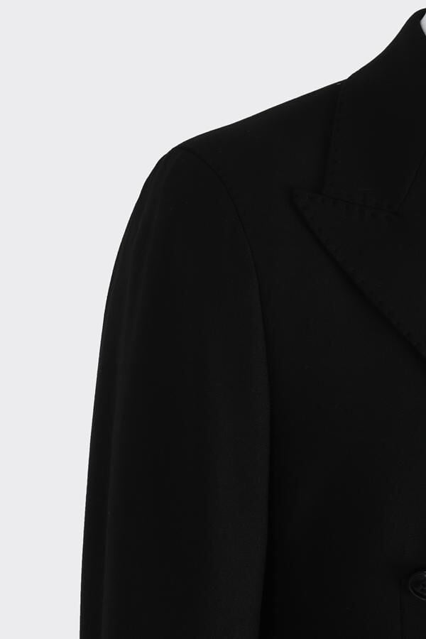 Kruvaze Takım Elbise Siyah - 56