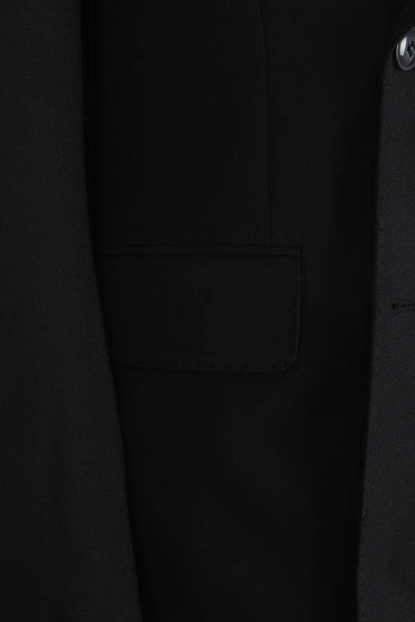 Kruvaze Takım Elbise Siyah - 56