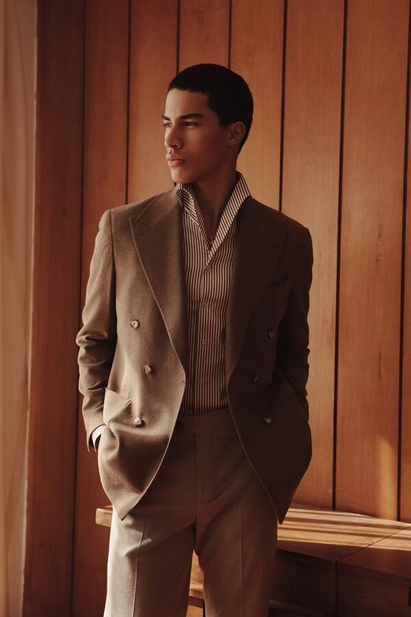 Soho Kruvaze Ceket Sütlü Kahve - 50