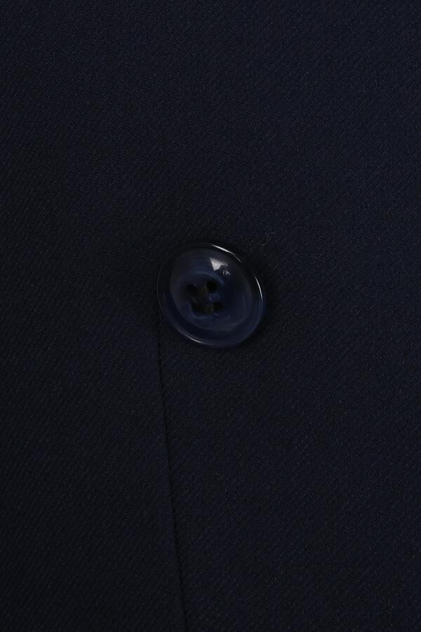 Kruvaze Takım Elbise Lacivert - 48