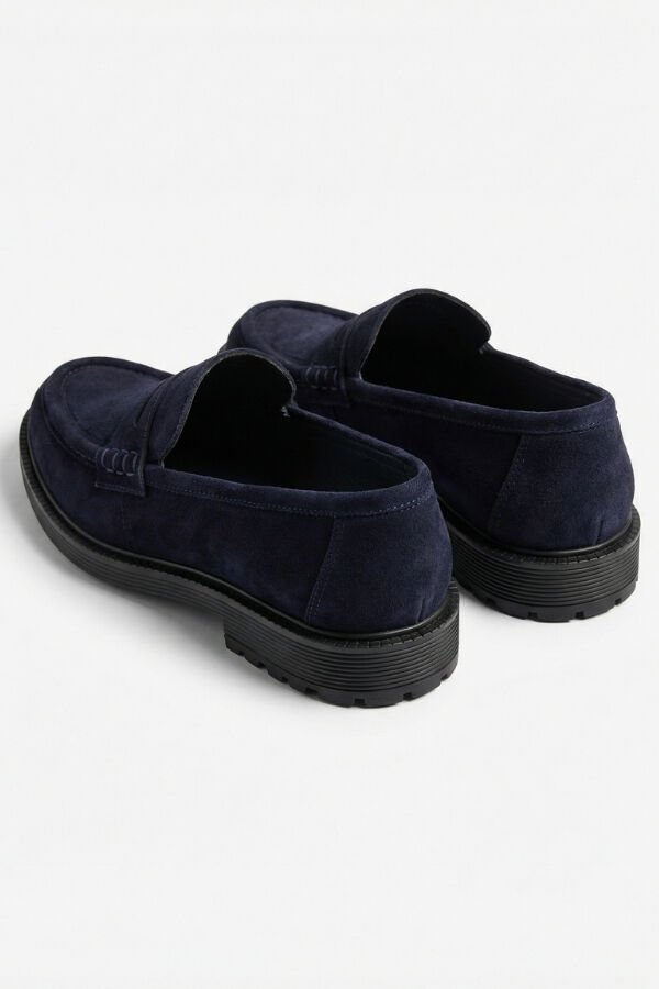 Köln Casual Ayakkabı Lacivert Süet - 42