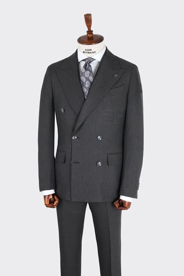 Kruvaze Takım Elbise Antrasit - 46