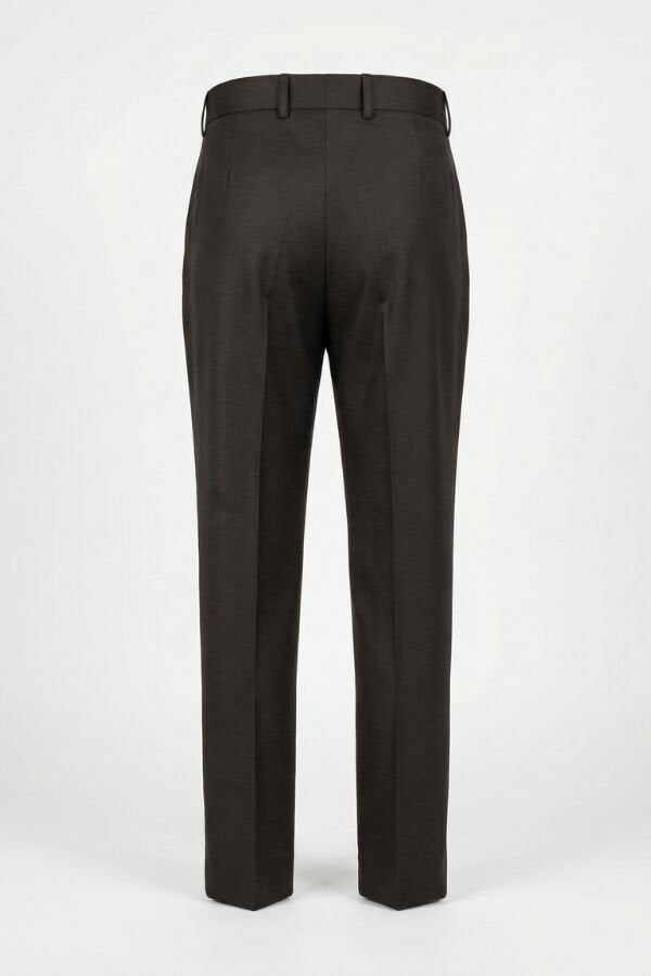 İstanbul Çift Pile Pantolon Koyu Kahverengi - 50