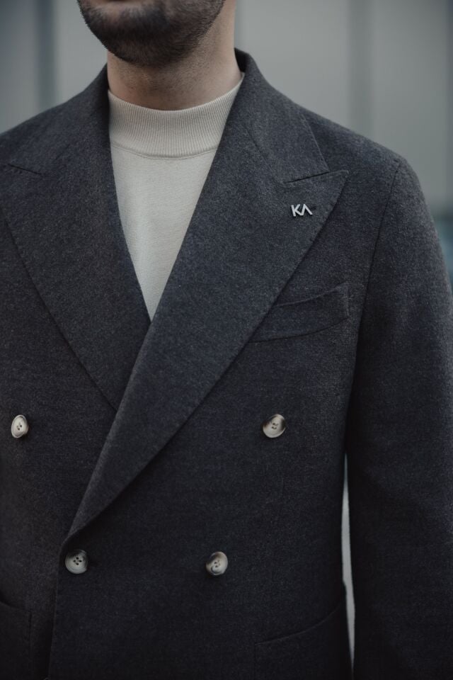 Soho Kruvaze Ceket Kahverengi - 48