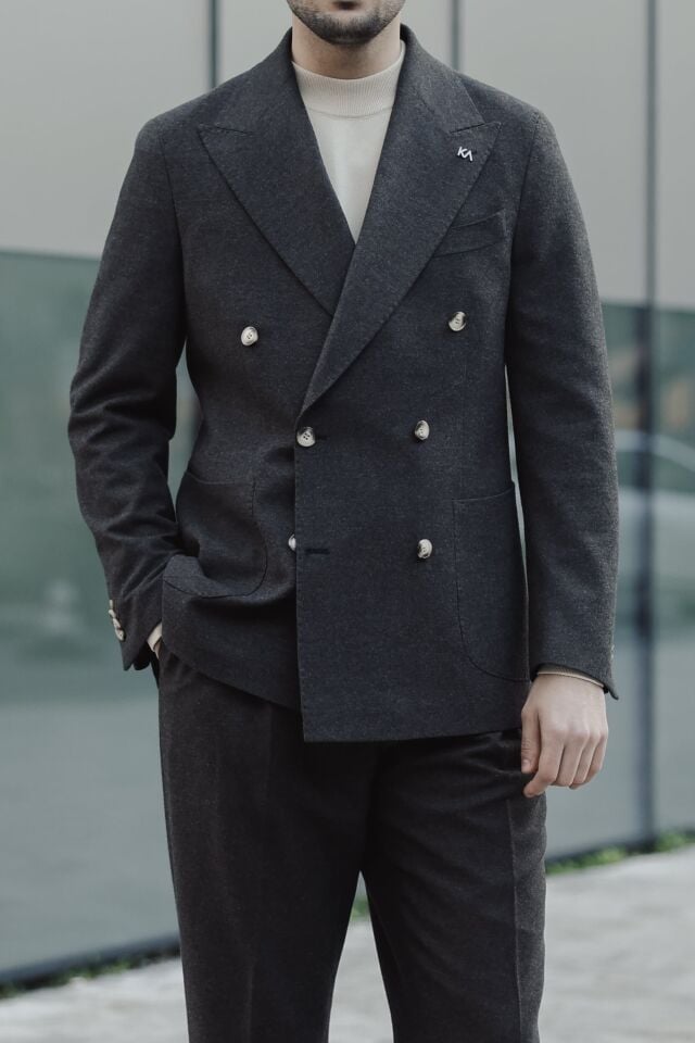 Soho Kruvaze Ceket Kahverengi - 58