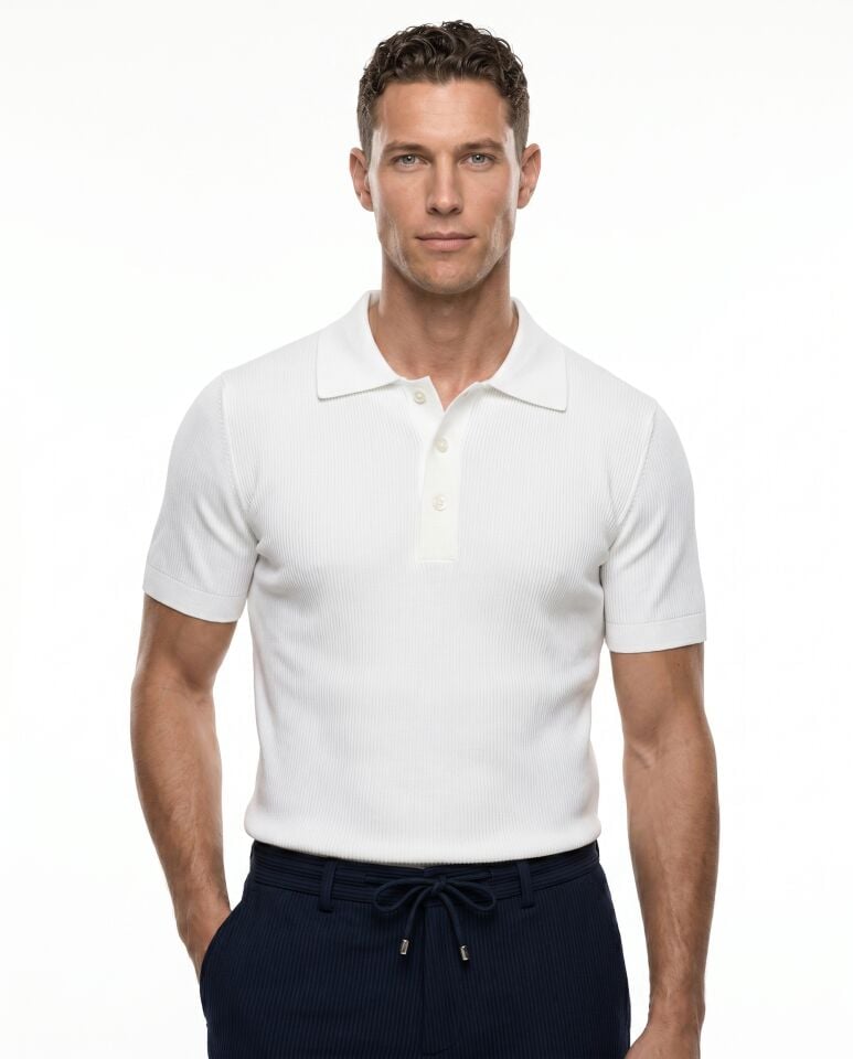 Grand Polo Triko T-Shirt Beyaz - XXL