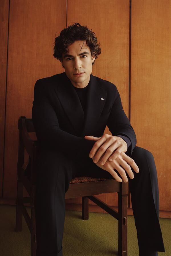 جاكيت سوهو مزدوج الصدر، أزرق داكن - 56