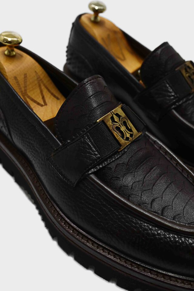 Loafer Ayakkabı Kahve Floter Anaconda - 42