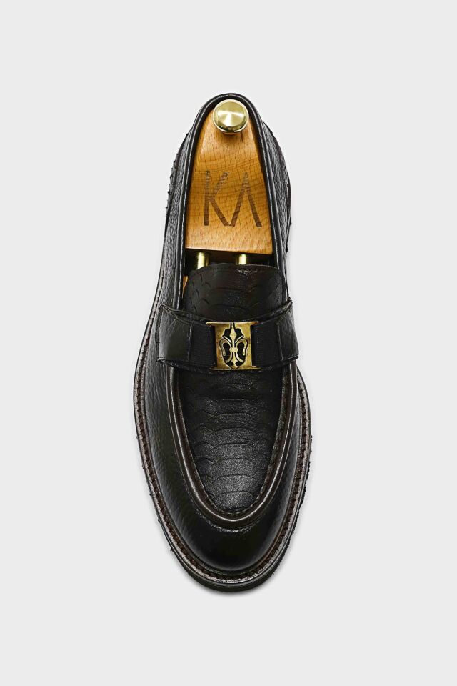 Loafer Ayakkabı Kahve Floter Anaconda - 42