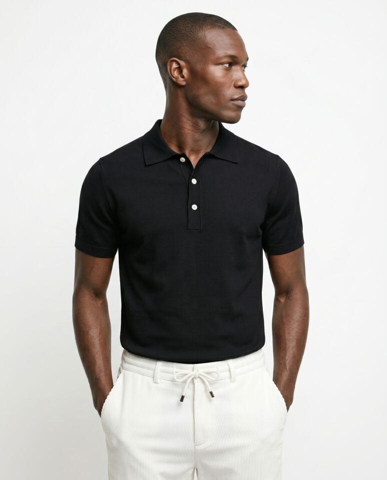 Eterno Triko T-Shirt Siyah - L