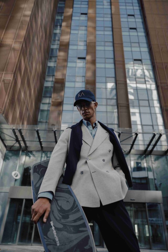 Soho Kruvaze Ceket Gri - 48